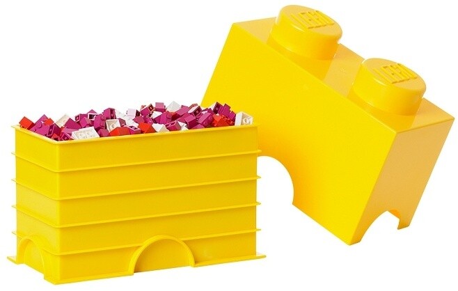 Úložný box LEGO, malý (2), žlutá_669130643