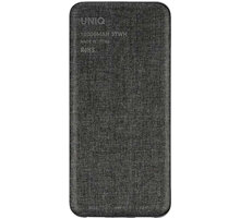 UNIQ powerbanka Fuele Kanvas 10000mAH USB-C PD Slim Obsidian Knit, černá_1750573004