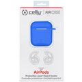 CELLY ochranné pouzdro na sluchátka Airpod Aircase + sportovní nástavce do uší, modrá_1299206110