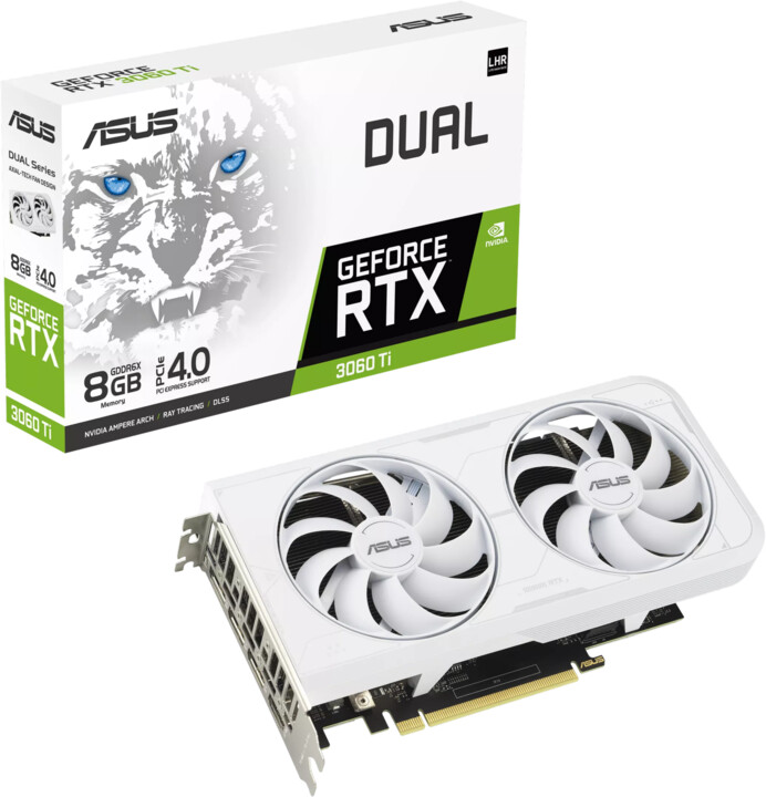 ASUS Dual GeForce RTX 3060 Ti White Edition, 8GB GDDR6X_1327064127