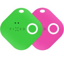 FIXED Key finder Smile s motion senzorem, DUO PACK, zelená + růžová_603584532