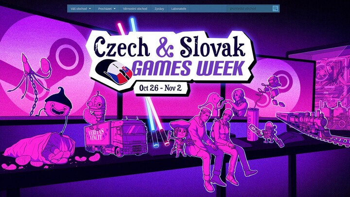 České a slovenské hry se slevou. Steam oslavuje nezávislost