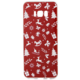 EPICO pružný plastový kryt pro Samsung Galaxy S8+ RED XMAS