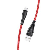 USAMS SJ399 U41 Braided datový kabel microUSB 3m, červená (EU Blister)_15814171