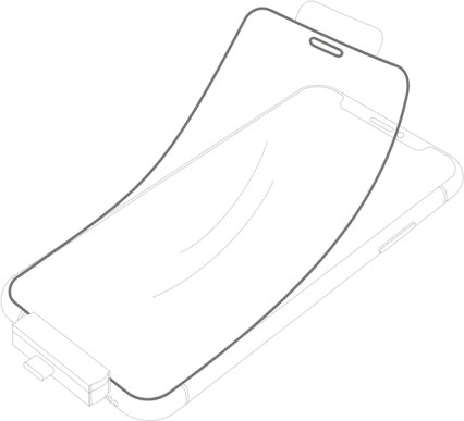 EPICO tvrzené sklo Flexiglass pro Apple iPhone 15 Pro