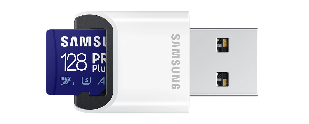 Samsung PRO Plus microSDXC Card 160MB/s (USB adaptér) 128 GB