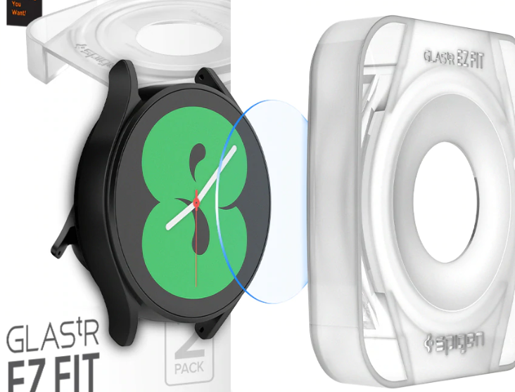Spigen ochranné sklo Glas.tR EZ Fit pro Samsung Galaxy Watch 4, 40mm