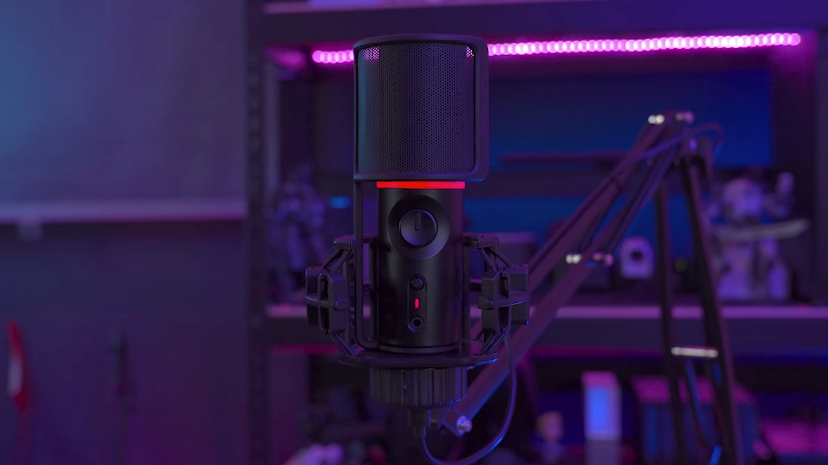 Mikrofon Streamplify MIC ARM RGB, tripod